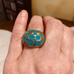 ✨Coach Enamel Ring- Size 7✨